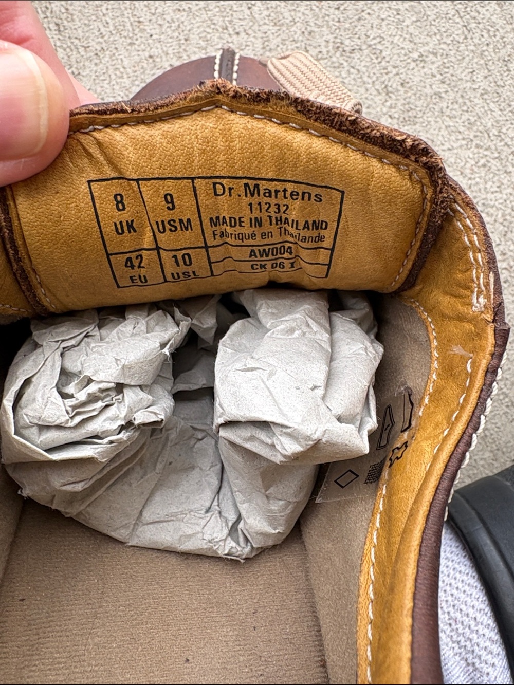 Doc Martens Ripley 11232 split toe 9 - Picture 7 of 7